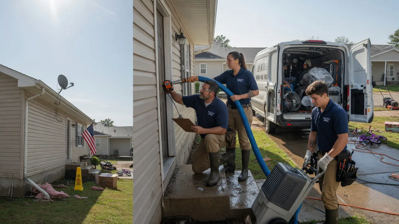 Ceiling Water Damage Restoration in Hull, IL near me